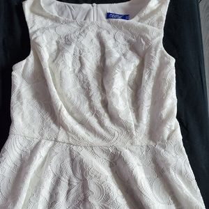 White Lace Cocktail Dress